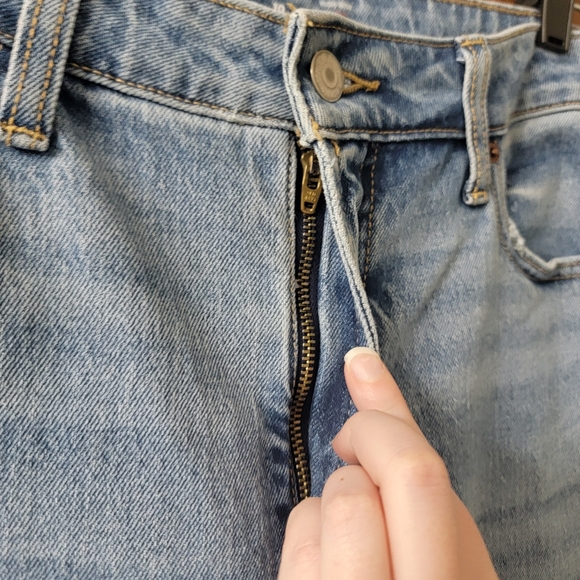 Old Navy Curvy High-Waisted OG Straight Ankle Jeans Size 10 Tall - Picture 6 of 6